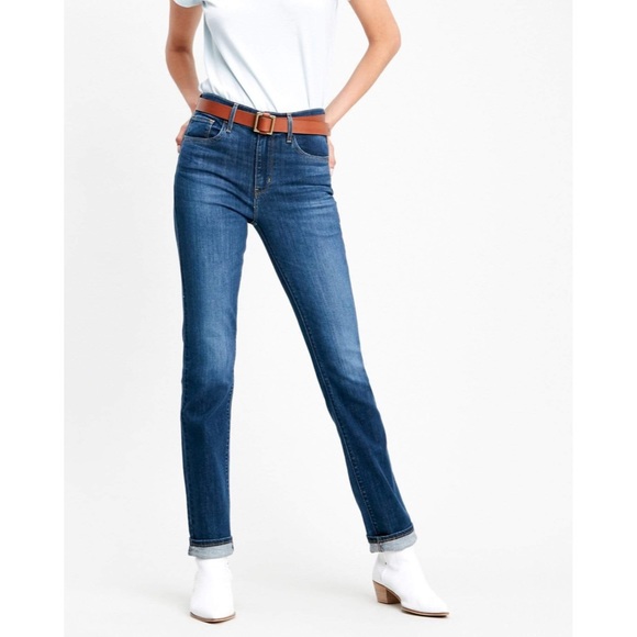 straight leg jeans levi's